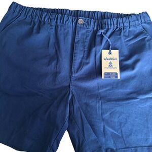 NEW Chubbies The Armadas 7" Shorts Regular Fit Mens 2XL Navy Blue Stretch $59.50